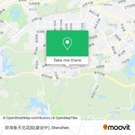 碧湖春天北花园(建设中) map
