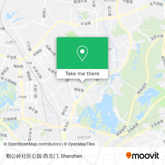 鹅公岭社区公园-西北门 map