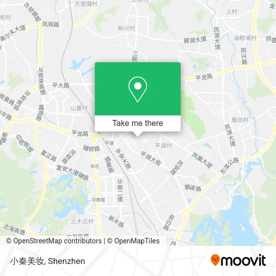 小秦美妆 map
