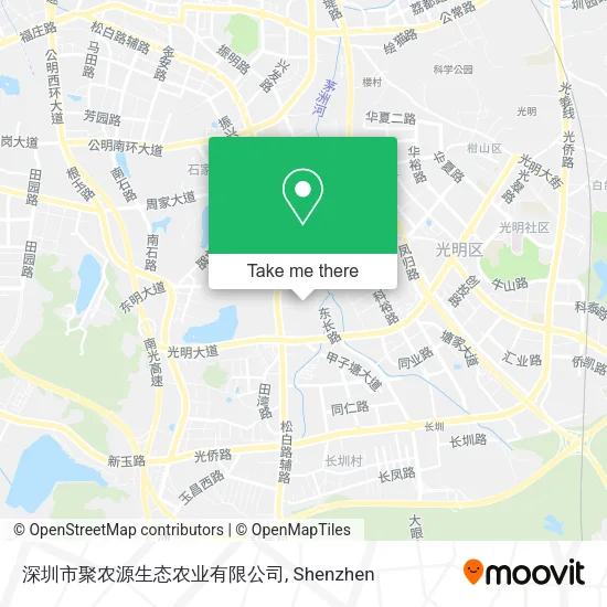 深圳市聚农源生态农业有限公司 map