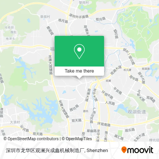 深圳市龙华区观澜兴成鑫机械制造厂 map
