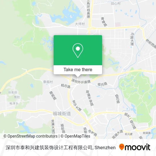 深圳市泰和兴建筑装饰设计工程有限公司 map