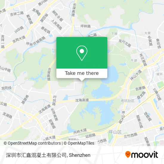 深圳市汇鑫混凝土有限公司 map