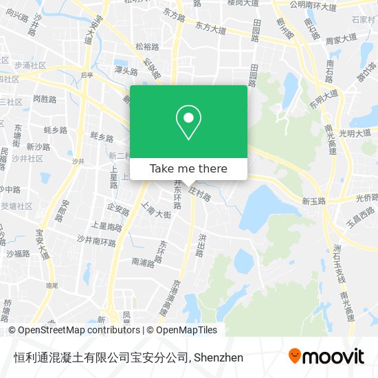 恒利通混凝土有限公司宝安分公司 map