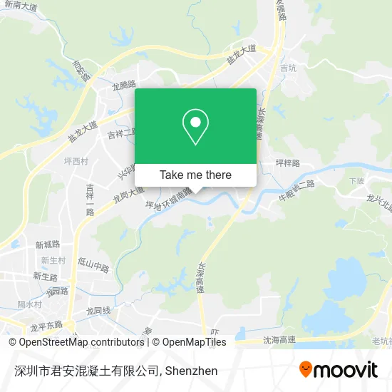 深圳市君安混凝土有限公司 map
