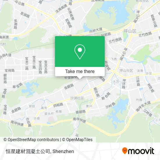 恒星建材混凝土公司 map