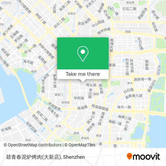 燚青春泥炉烤肉(大新店) map