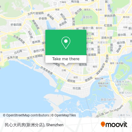 民心大药房(新洲分店) map