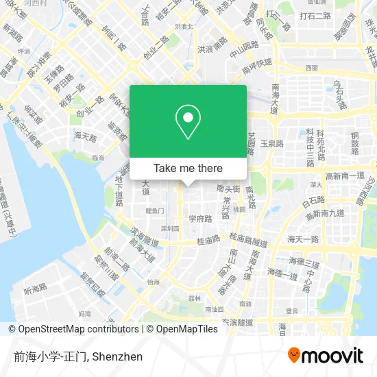前海小学-正门 map