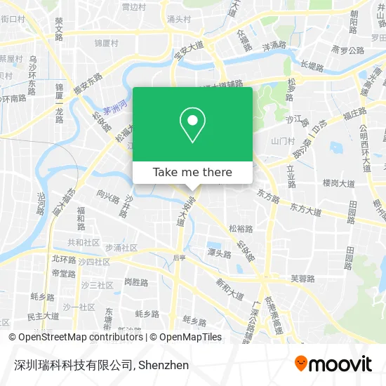 深圳瑞科科技有限公司 map