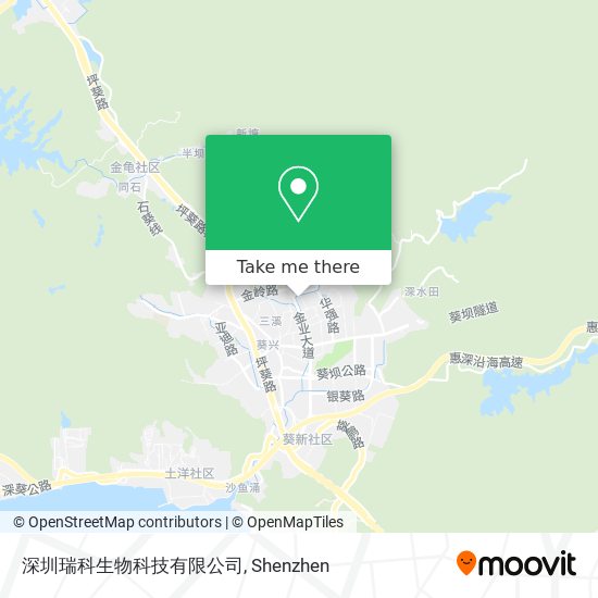 深圳瑞科生物科技有限公司 map