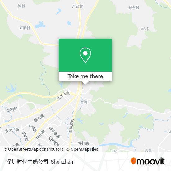 深圳时代牛奶公司 map