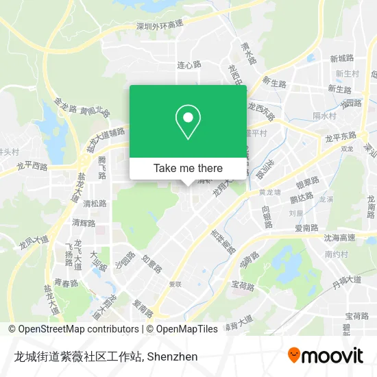 龙城街道紫薇社区工作站 map