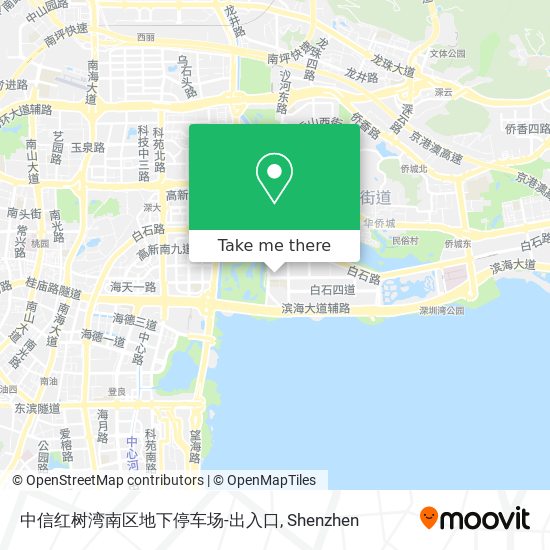 中信红树湾南区地下停车场-出入口 map