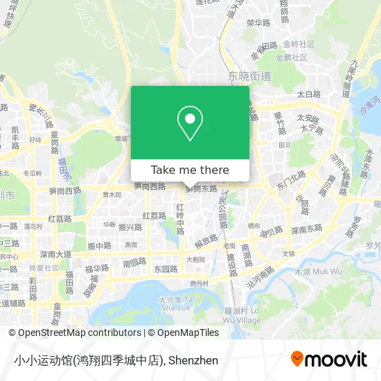 小小运动馆(鸿翔四季城中店) map