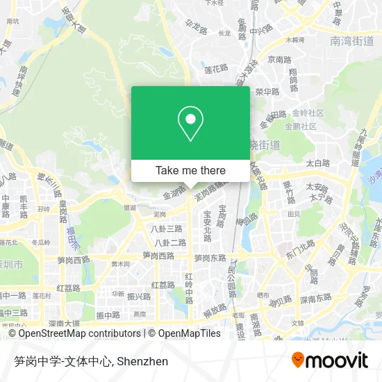 笋岗中学-文体中心 map