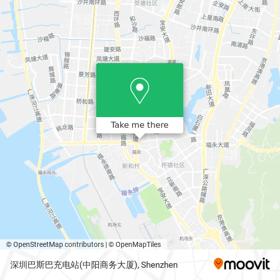 深圳巴斯巴充电站(中阳商务大厦) map