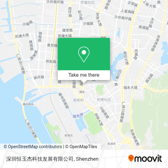 深圳恒玉杰科技发展有限公司 map