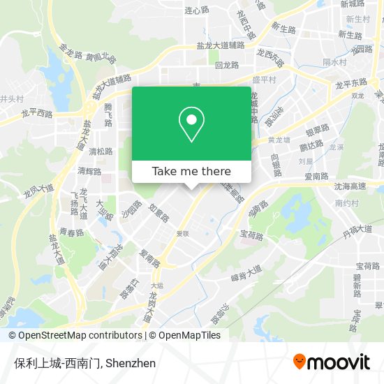 保利上城-西南门 map