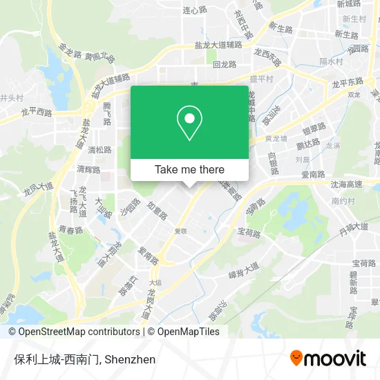 保利上城-西南门 map