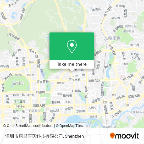深圳市康晨医药科技有限公司 map