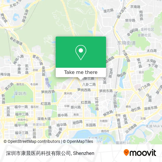 深圳市康晨医药科技有限公司 map