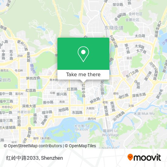红岭中路2033 map