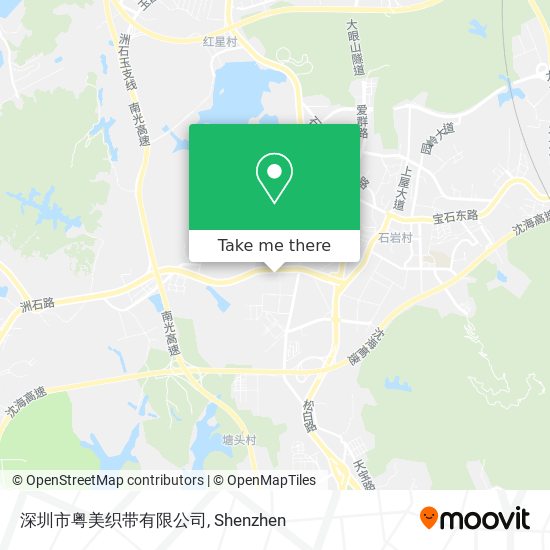 深圳市粤美织带有限公司 map
