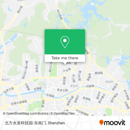 北方永发科技园-东南门 map