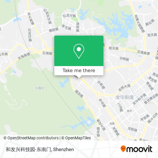 和发兴科技园-东南门 map
