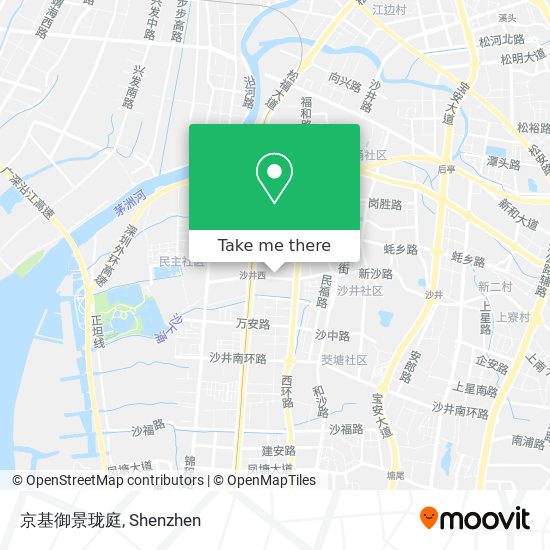 京基御景珑庭 map