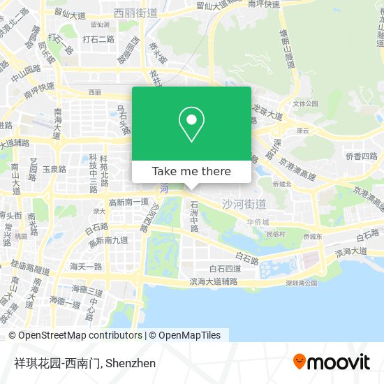 祥琪花园-西南门 map