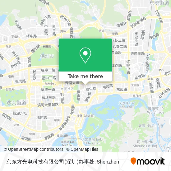 京东方光电科技有限公司(深圳)办事处 map