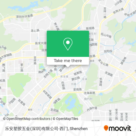 乐安塑胶五金(深圳)有限公司-西门 map