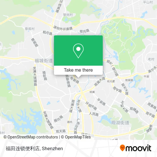 福田连锁便利店 map