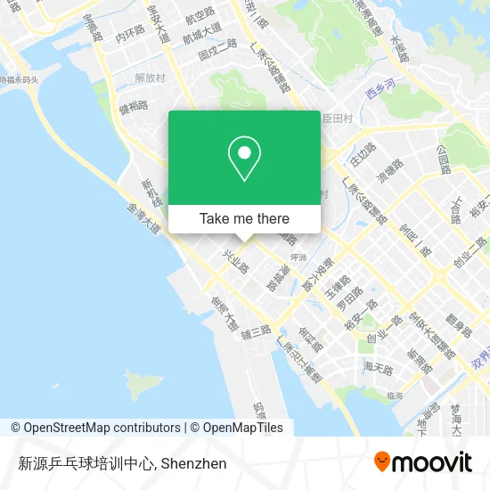 新源乒乓球培训中心 map
