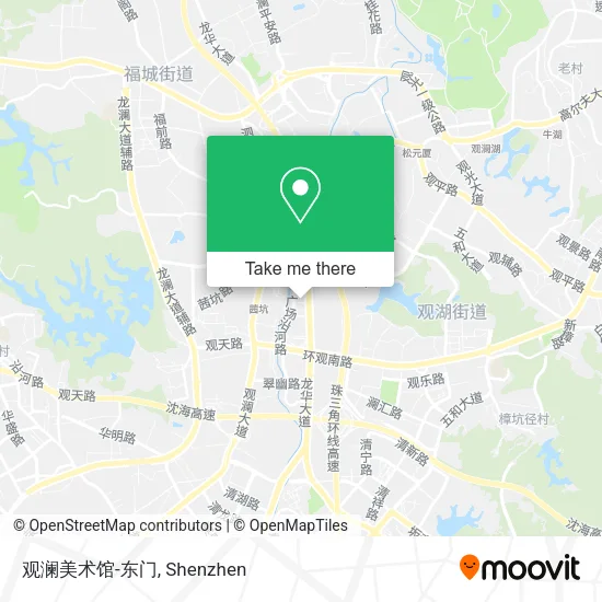 观澜美术馆-东门 map