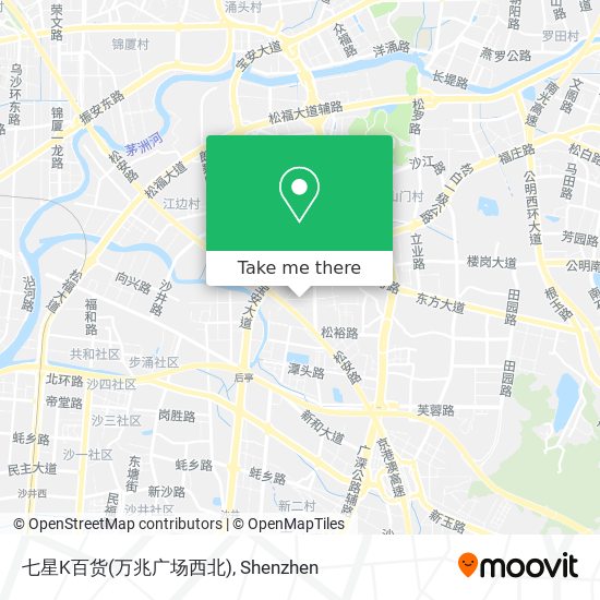 七星K百货(万兆广场西北) map