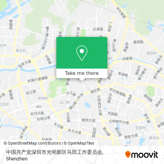 中国共产党深圳市光明新区马田工作委员会 map
