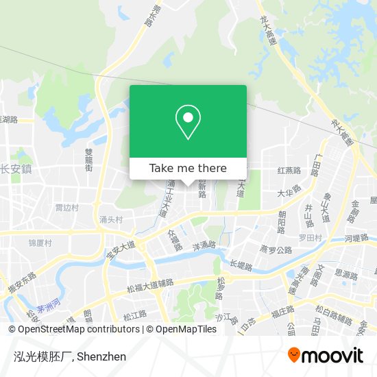 泓光模胚厂 map