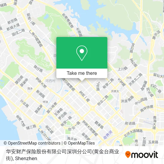 华安财产保险股份有限公司深圳分公司(黄金台商业街) map
