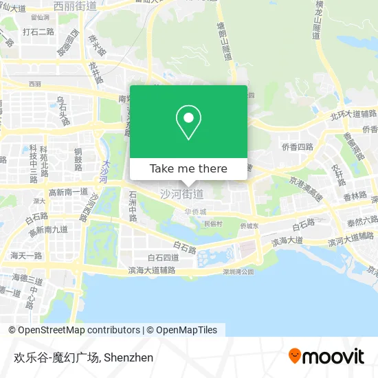 欢乐谷-魔幻广场 map