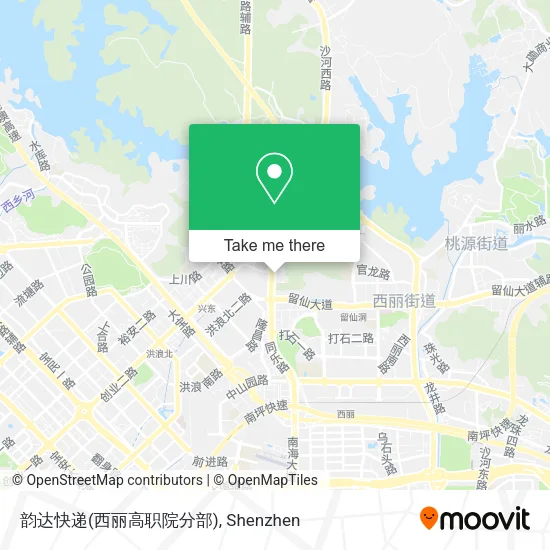 韵达快递(西丽高职院分部) map