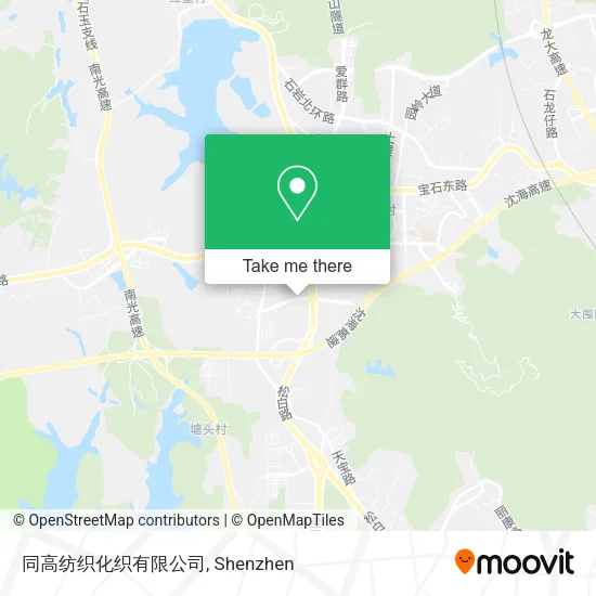 同高纺织化织有限公司 map