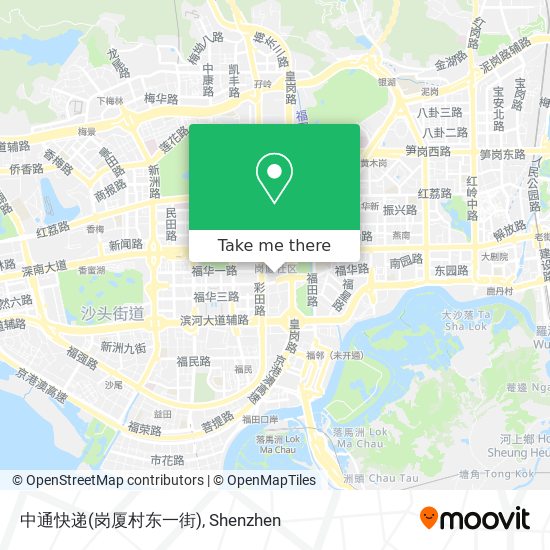 中通快递(岗厦村东一街) map