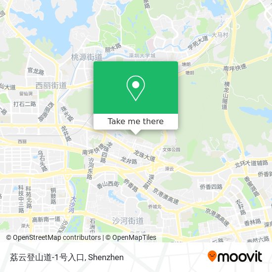 荔云登山道-1号入口 map