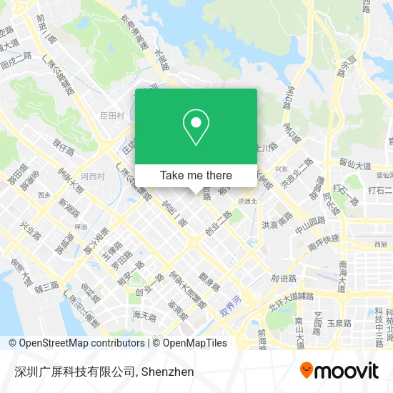 深圳广屏科技有限公司 map
