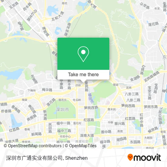 深圳市广通实业有限公司 map