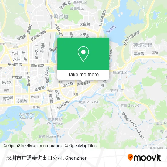 深圳市广通泰进出口公司 map