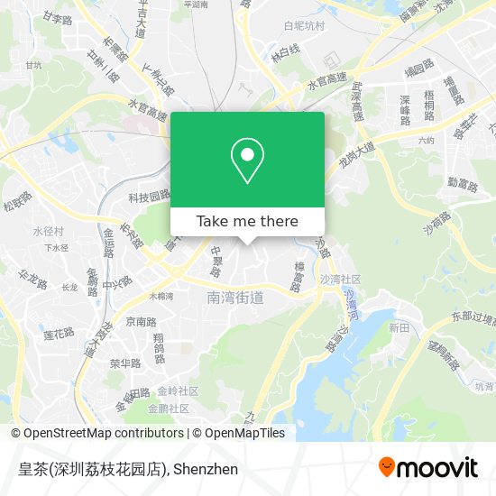 皇茶(深圳荔枝花园店) map